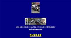 Desktop Screenshot of policialocalzaragoza.com