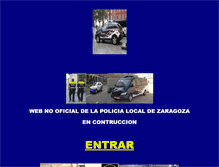 Tablet Screenshot of policialocalzaragoza.com